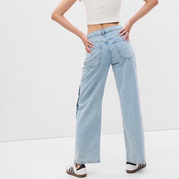 GAP Light Blue Flare & Wide Leg Jeans - Picture 2 of 9